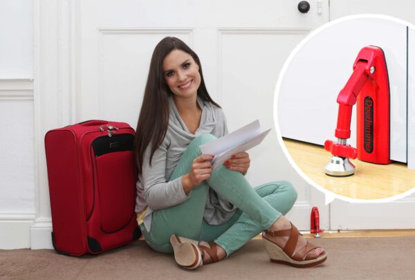 DoorJammer portable door security device